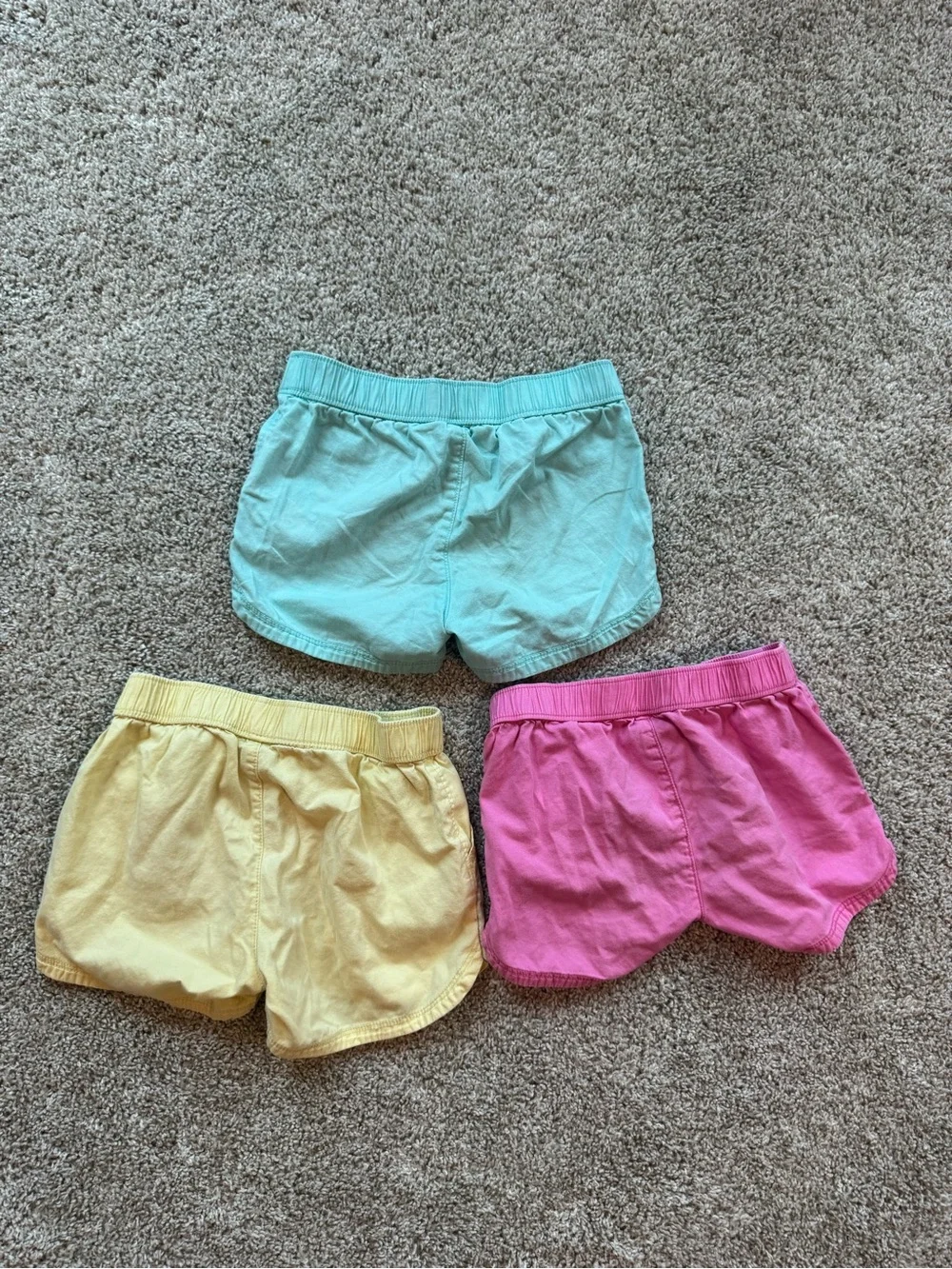 Girls Size 6 Summer Outfit Lot 8 Pieces Graphic Tees & Shorts Tie Dye Stripes